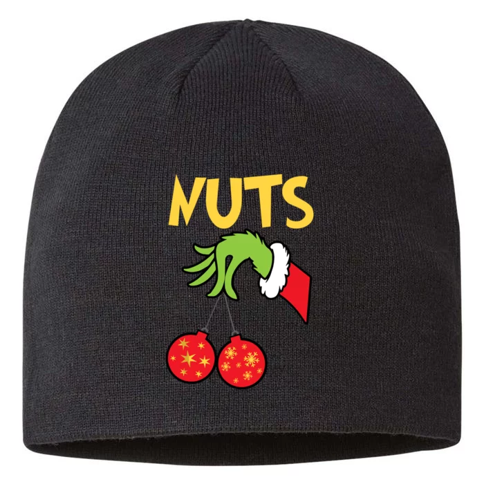 Chest Nuts Matching Chestnuts Funny Christmas Couples Nuts 8 1/2in Sustainable Knit Beanie