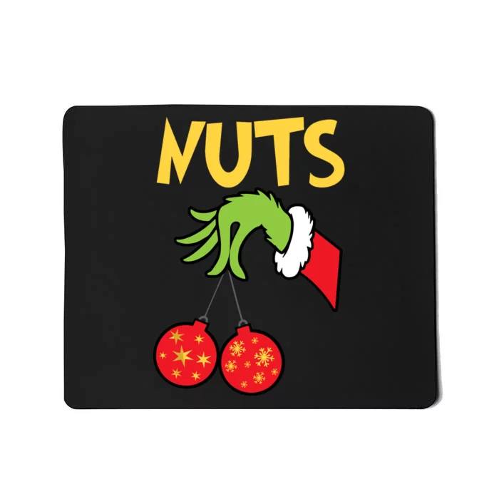 Chest Nuts Matching Chestnuts Funny Christmas Couples Nuts Mousepad