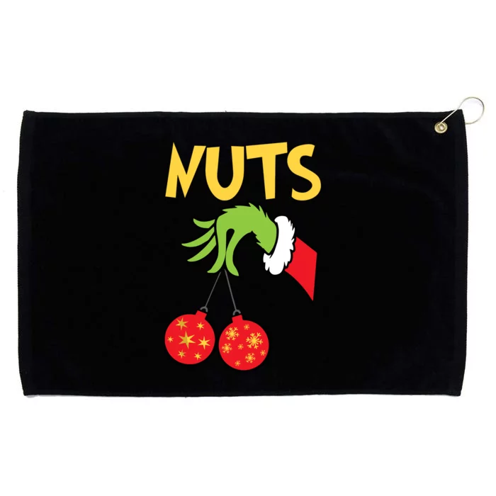 Chest Nuts Matching Chestnuts Funny Christmas Couples Nuts Grommeted Golf Towel