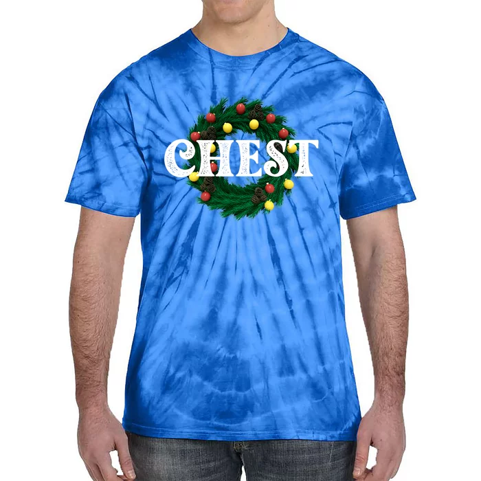 Chest Nuts Matching Chestnuts Christmas Couples Great Gift Tie-Dye T-Shirt