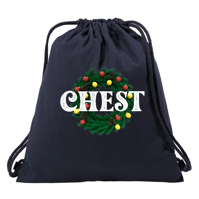 Chest Nuts Matching Chestnuts Christmas Couples Great Gift Drawstring Bag