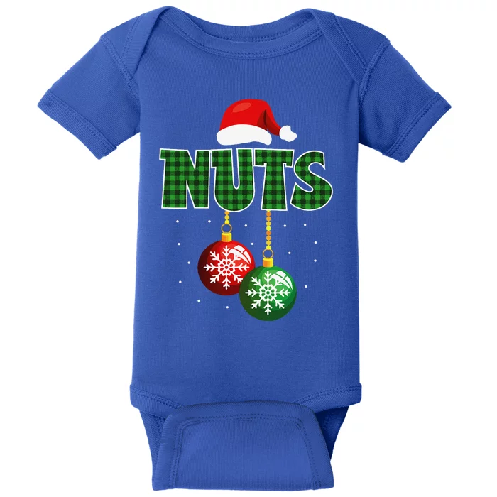 Chest Nuts Matching Chestnuts Family Funny Christmas Couples Gift Baby Bodysuit