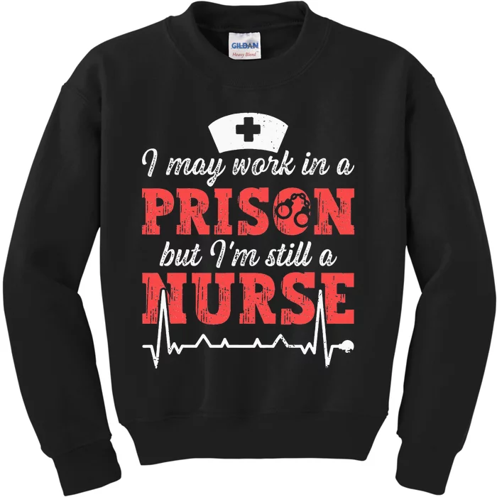 Correctional Nurse Nursing Correction Officer Kids Sweatshirt