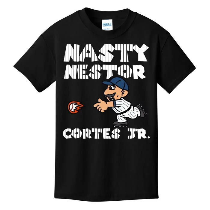 Cute Nasty Nestor Cortes Jr Baseball Legend Catch Ball Kids T-Shirt