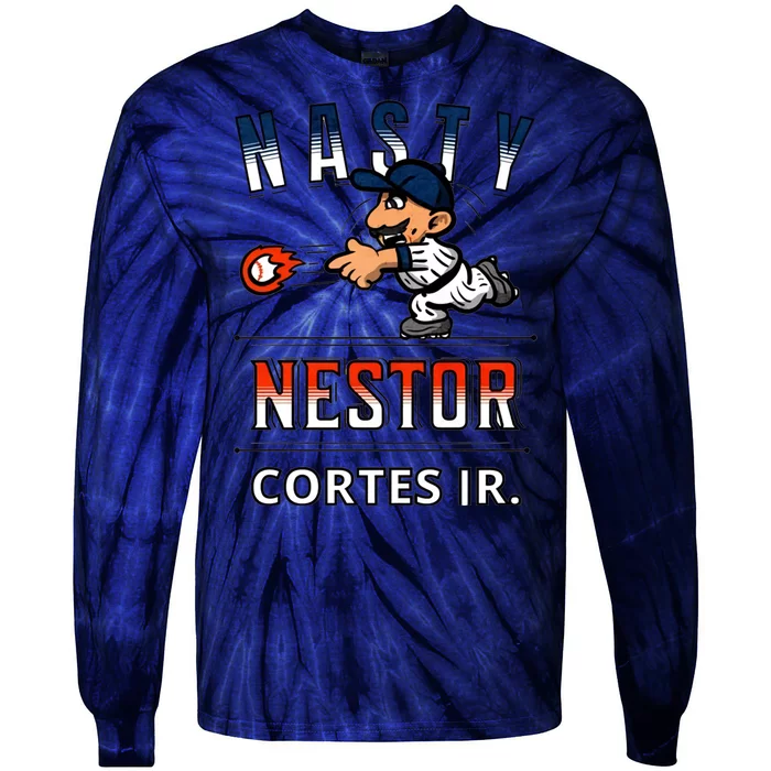 Cute Nasty Nestor Cortes Jr Catch Ball Tie-Dye Long Sleeve Shirt