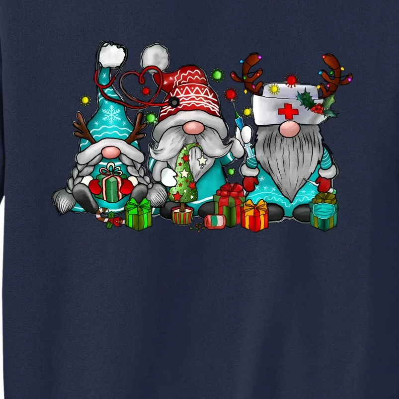 Christmas Nurse Nurse Gnome Holiday Season Tall Sweatshirt