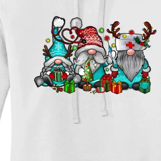 Christmas Nurse Nurse Gnome Holiday Season Women's Pullover Hoodie