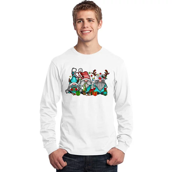 Christmas Nurse Nurse Gnome Holiday Season Tall Long Sleeve T-Shirt