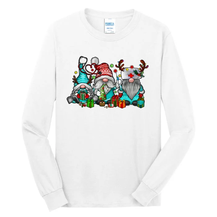 Christmas Nurse Nurse Gnome Holiday Season Tall Long Sleeve T-Shirt