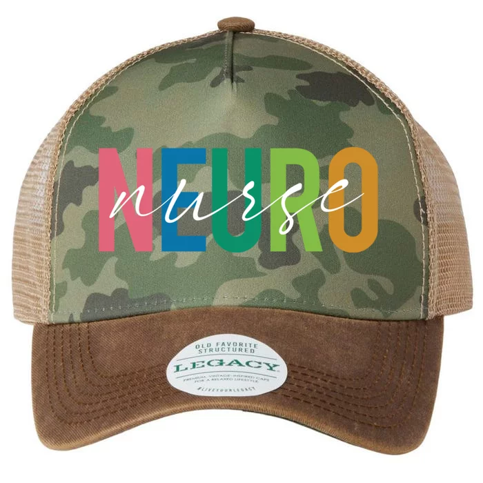 Cute Neuro Nurse Neurology Nursing Student Proud Nurselif Gift Legacy Tie Dye Trucker Hat