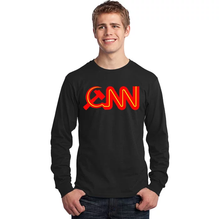 Communist News Network Funny Fake News Tall Long Sleeve T-Shirt