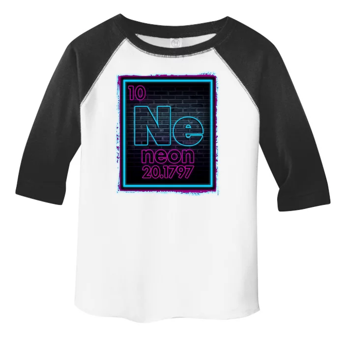 Cool NE Neon Light Periodic Table Element Toddler Fine Jersey T-Shirt