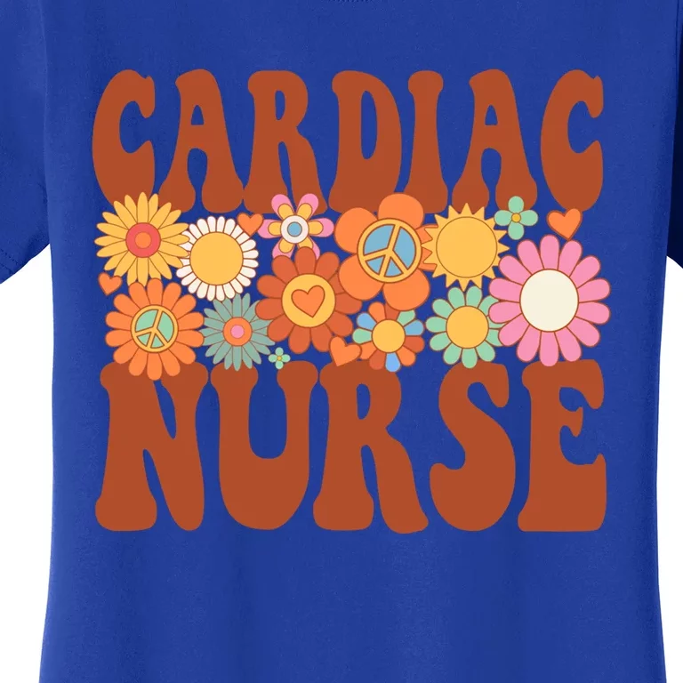 Cardiac Nurse Nurse Life Nursing Future Nurse Retro Groovy Gift Women's T-Shirt