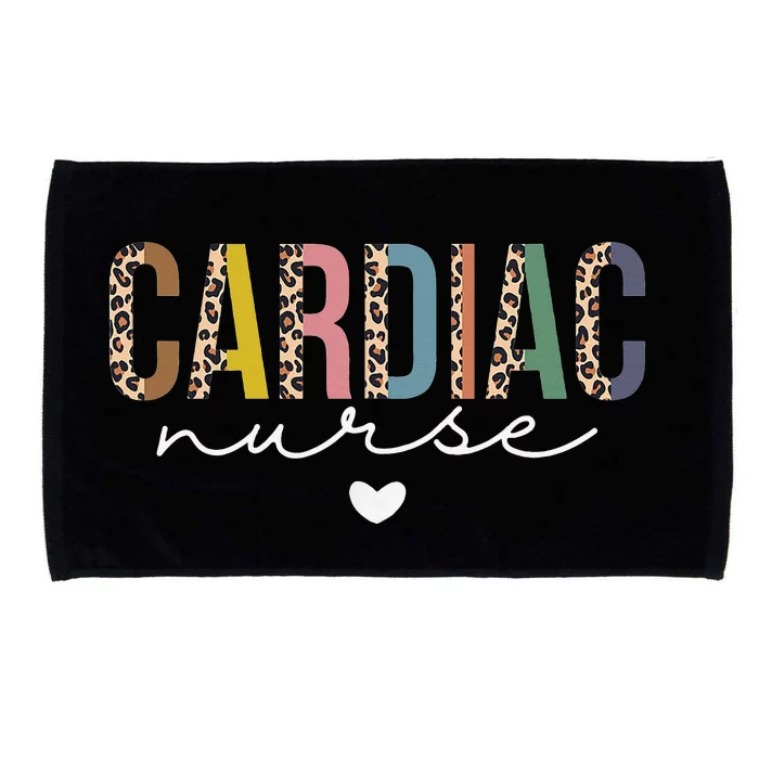 Cardiac Nurse Nursing School or Cardiac Nurse Medical Microfiber Hand Towel