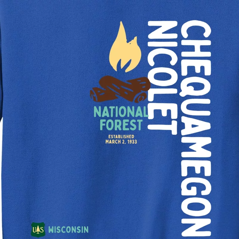 Chequamegon Nicolet National Forest Vertical Wisconsin Gift Sweatshirt