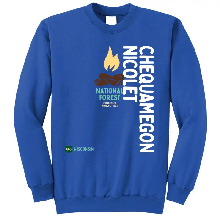 Chequamegon Nicolet National Forest Vertical Wisconsin Gift Sweatshirt