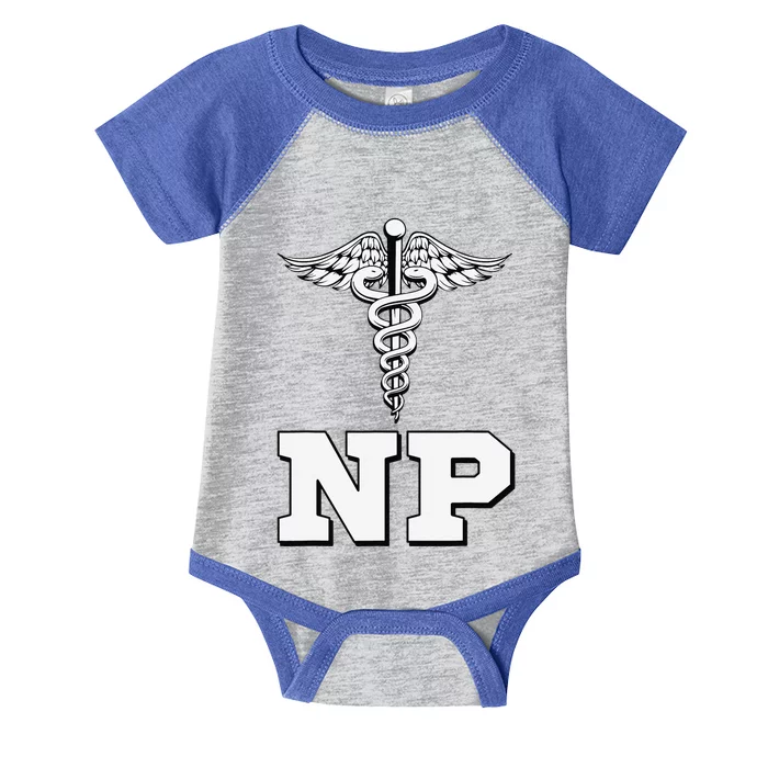 Caduceus Np Nurse Practitioner Inspired Gift Idea Infant Baby Jersey Bodysuit