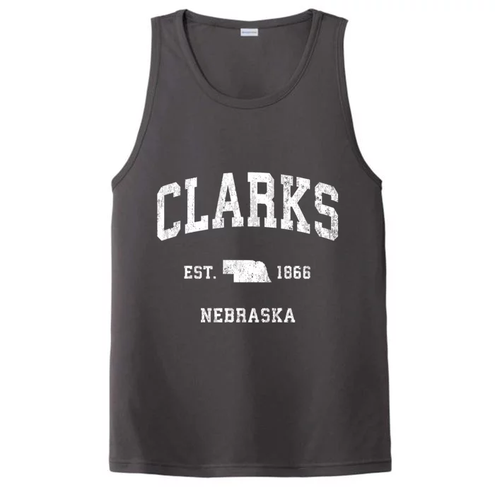 Clarks Nebraska Ne Vintage Athletic Performance Tank