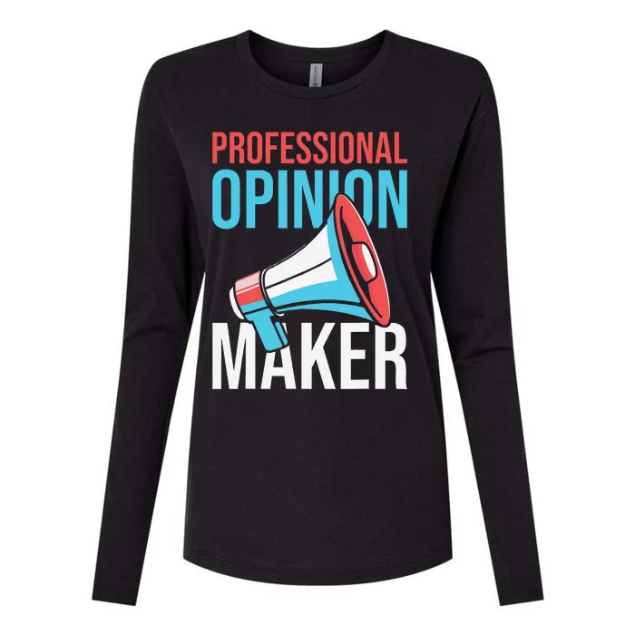 Columnist News Opinion Writer Editorial Columnist Womens Cotton Relaxed Long Sleeve T-Shirt