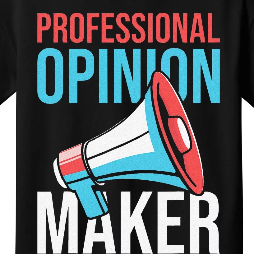 Columnist News Opinion Writer Editorial Columnist Kids T-Shirt