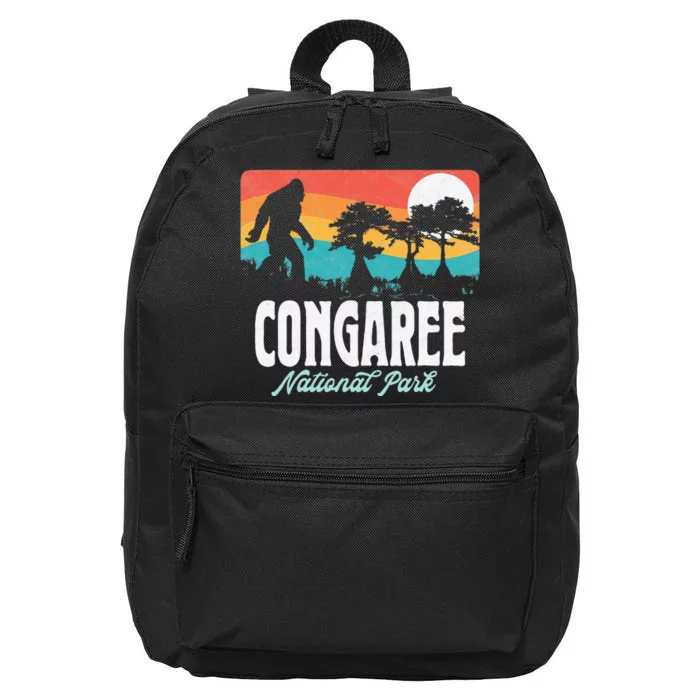 Congaree National Park Bigfoot South Carolina Swamp 16 in Basic Backpack