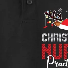 Christmas Nurse Practitioner Christmas Xmas Np Rn Nursing Dry Zone Grid Performance Polo