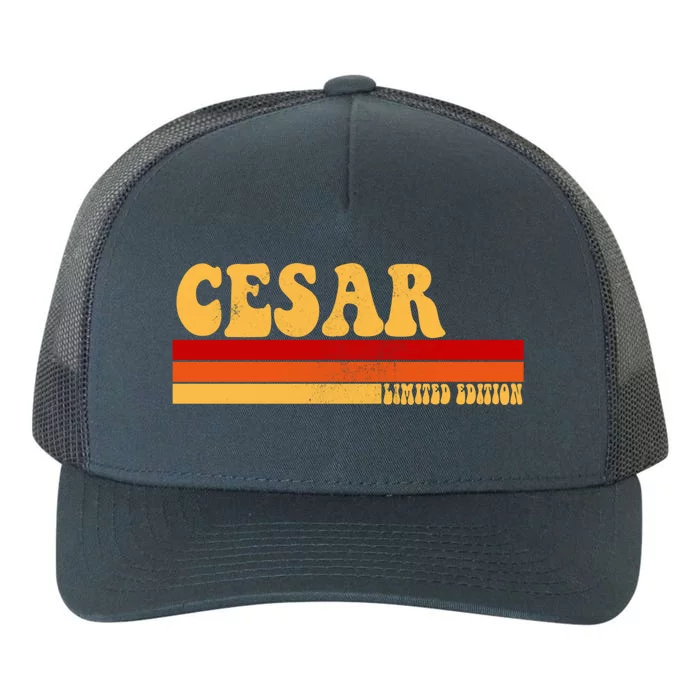 Cesar Name Personalized Idea Retro Vintage Cesar Funny Gift Yupoong Adult 5-Panel Trucker Hat