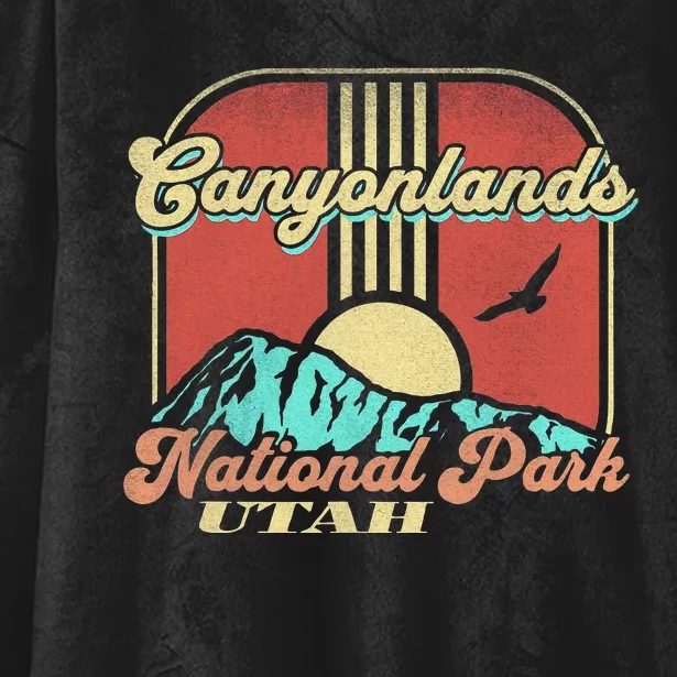 Canyonlands National Park Utah Nature Hiking Outdoors Hooded Wearable Blanket