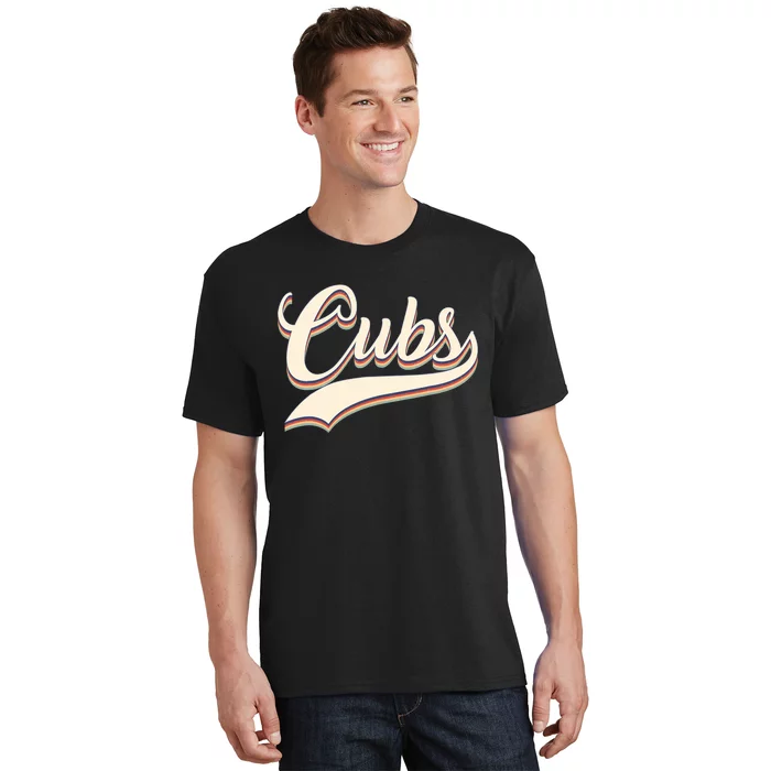 Cubs Name Personalized Vintage Retro Cubs Sport Name T-Shirt