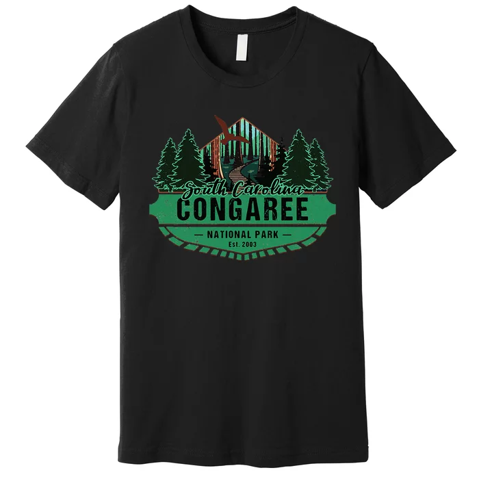 Congaree National Park South Carolina Usa Hiking Souvenir Premium T-Shirt