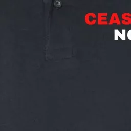 Ceasefire Now Palestine Softstyle Adult Sport Polo