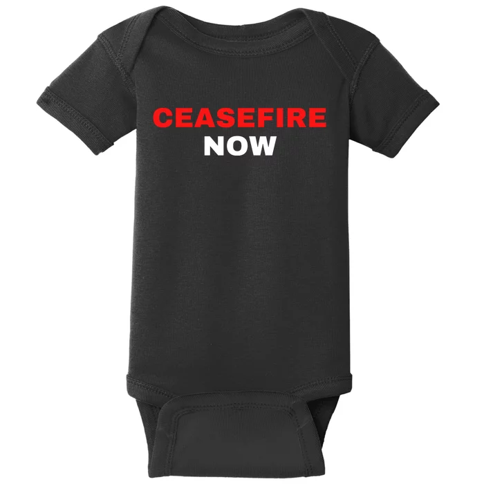 Ceasefire Now Palestine Baby Bodysuit