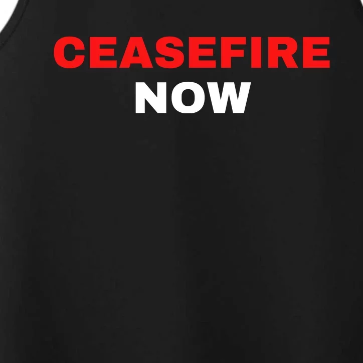 Ceasefire Now Palestine Performance Tank