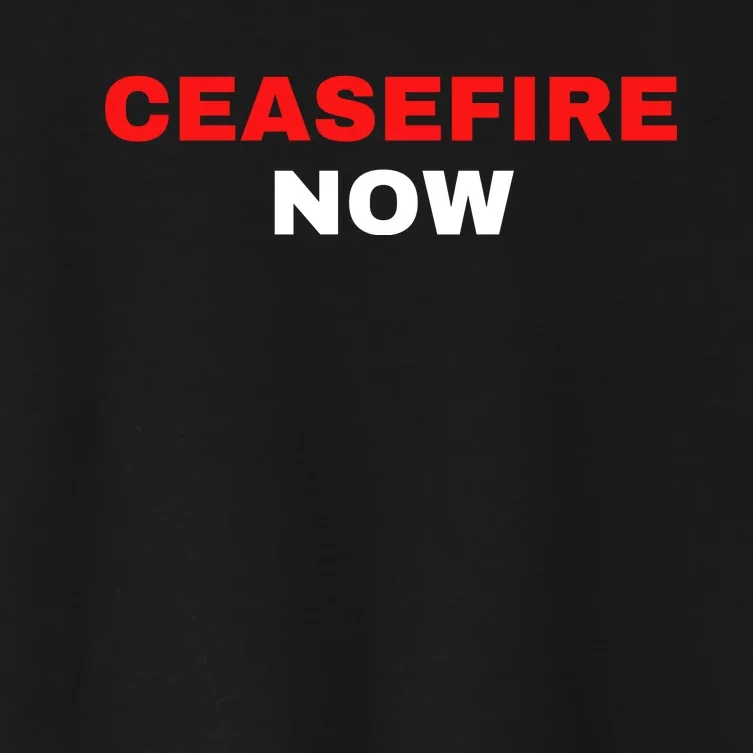 Ceasefire Now Palestine Women's Crop Top Tee