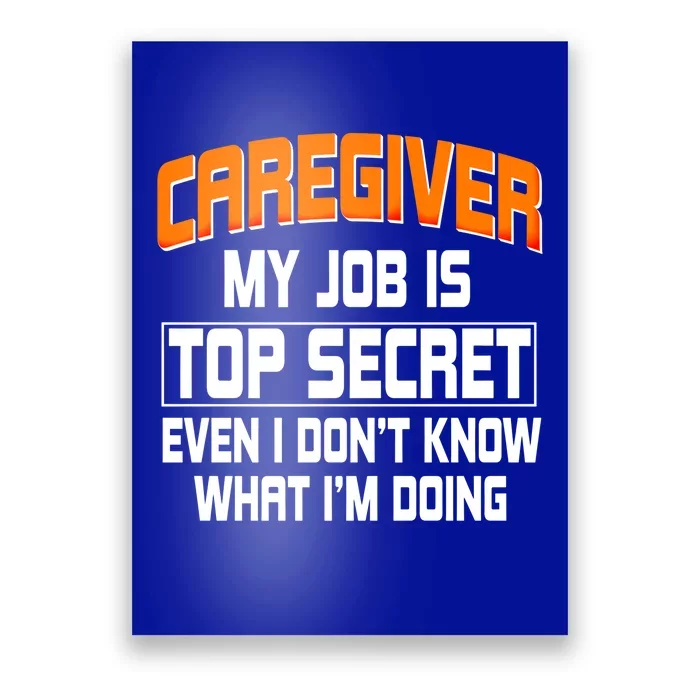 Caregiver Nursing Practitioner Nanny Carer Nurse Assistant Meaningful Gift Poster