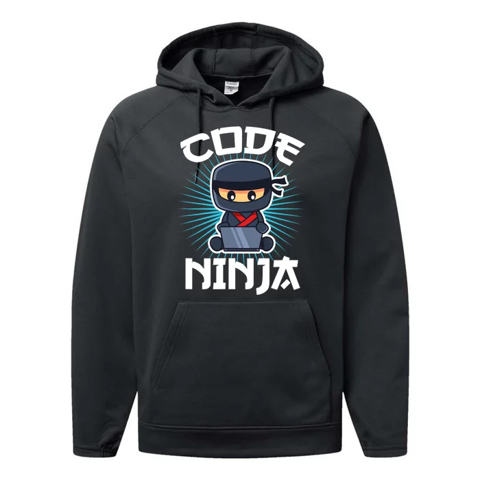 Code Ninja Programmer Coder Computer Programming Coding Performance Fleece Hoodie