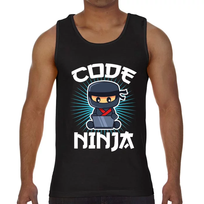 Code Ninja Programmer Coder Computer Programming Coding Comfort Colors® Tank Top