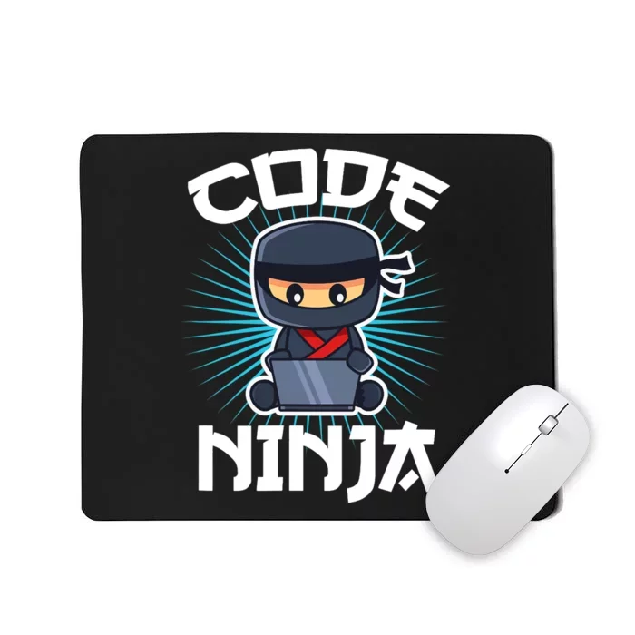 Code Ninja Programmer Coder Computer Programming Coding Mousepad