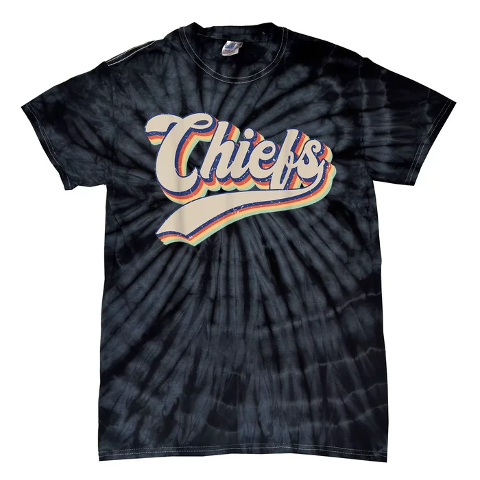 Chiefs Name Personalized Vintage Retro Gift M.e.n WoM.e.n Tie-Dye T-Shirt