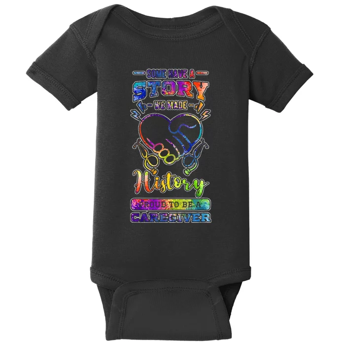 Caregiver Nursing Practitioner Carer Nurse Assistant History Baby Bodysuit