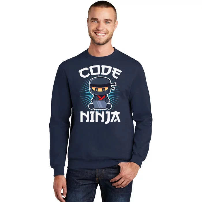 Code Ninja Programmer Coder Computer Programming Coding Tall Sweatshirt