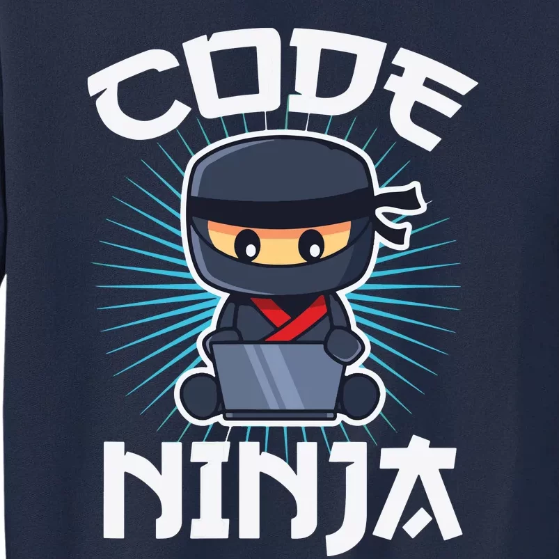 Code Ninja Programmer Coder Computer Programming Coding Tall Sweatshirt