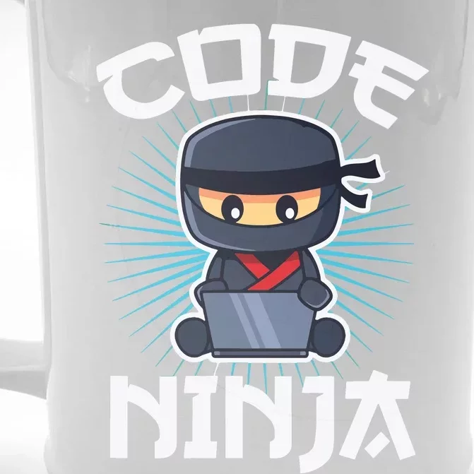 Code Ninja Programmer Coder Computer Programming Coding Front & Back Beer Stein