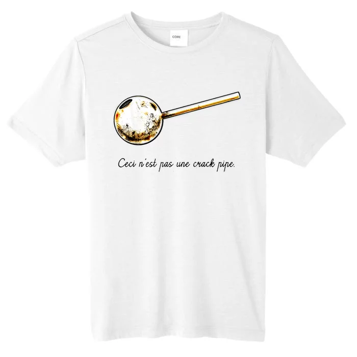 Ceci Nest Pas Une Crack Pipe Funny Meme ChromaSoft Performance T-Shirt