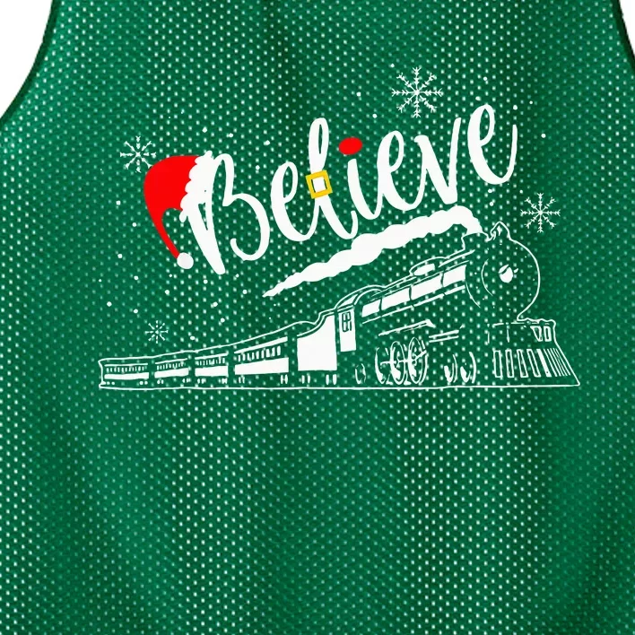 Christmas North Pole P.O.L.A.R E.X.P.R.E.S.S All Abroad Xmas Santa Mesh Reversible Basketball Jersey Tank