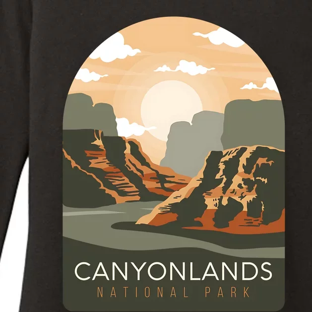 Canyonlands National Park Utah Zion Bryce Canyon Arches USA Womens CVC Long Sleeve Shirt