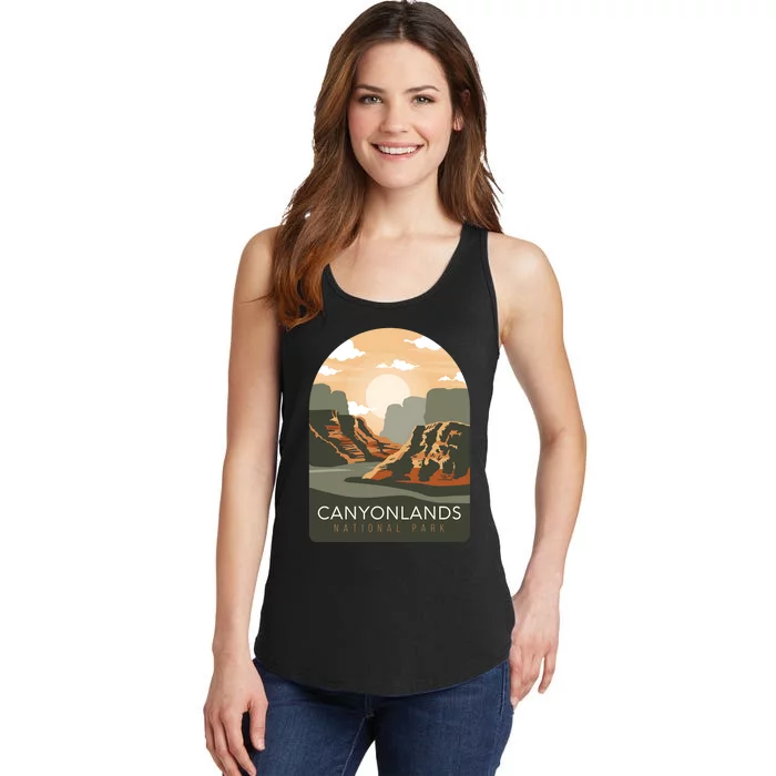 Canyonlands National Park Utah Zion Bryce Canyon Arches USA Ladies Essential Tank