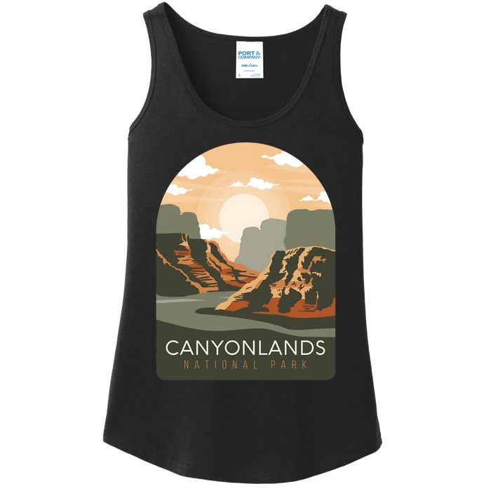 Canyonlands National Park Utah Zion Bryce Canyon Arches USA Ladies Essential Tank