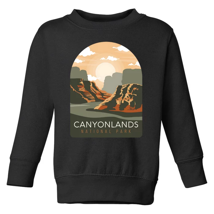 Canyonlands National Park Utah Zion Bryce Canyon Arches USA Toddler Sweatshirt