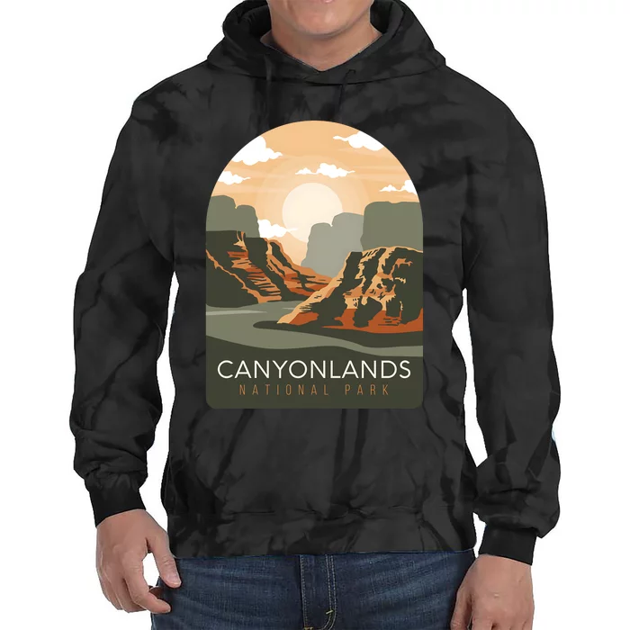 Canyonlands National Park Utah Zion Bryce Canyon Arches USA Tie Dye Hoodie